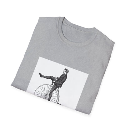 Vintage-Inspired Graphic Tee: "Big Wheel, Big Vision" Unisex Softstyle T-Shirt, Casual Outfit, Funny Gift, Bicycle Lover's Apparel, [...]
