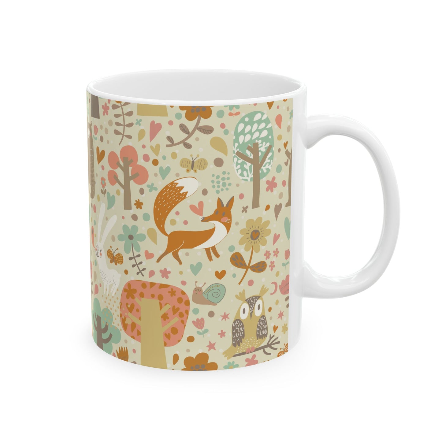 Whimsical Animal Ceramic Mug - Cozy Nature Vibes, Perfect Gift for Animal Lovers, Cute Kitchen Decor, Eco-Friendly Coffee Cup, Great [...]