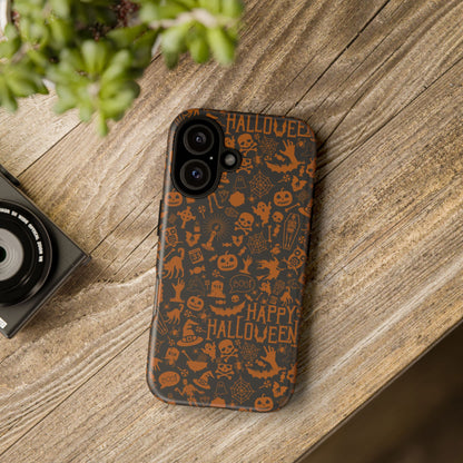 Halloween Phone Case, Tough Cases with Spooky Design, Trick or Treat Accessories, Perfect for Halloween Decor, Gift for Halloween Lovers