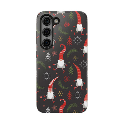Gnomes & Holiday Cheer Tough Phone Cases, Cute Phone Accessories, Holiday Gift, Gnome Phone Cover, Festive Phone Protection, Winter Decor