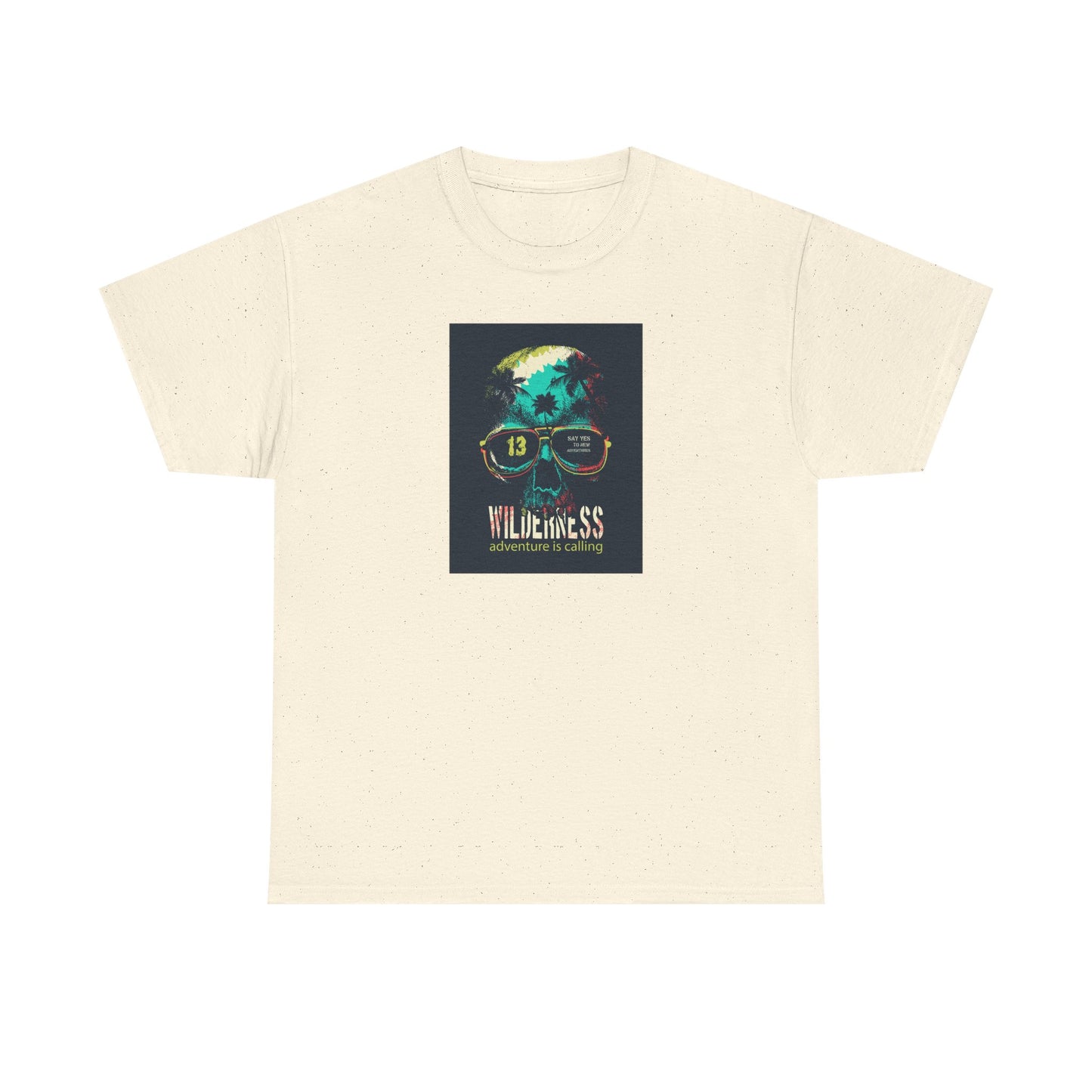 Eco-Friendly Graphic Tee with Funky Design, Unisex Heavy Cotton T-Shirt, Cool Casual Wear, Summer Festival Outfit, Gift for Friends