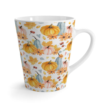 Fall Pumpkin Latte Mug | Cozy Coffee Cup for Autumn | Seasonal Kitchen Decor | Gift for Pumpkin Lovers | Thanksgiving Mug - MaisonThreadory