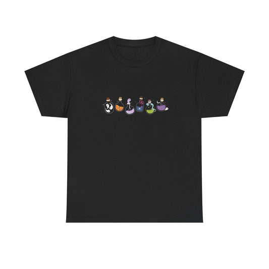 Charming Unisex Tee with Whimsical Characters, Funny Graphic Shirt, Gift for Friends, Comfortable Cotton Top, Casual Wear - MaisonThreadory