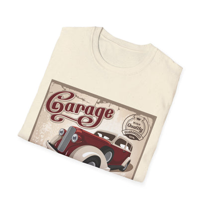 Vintage Garage Service T-Shirt, Car Lover Gift, Classic Auto Enthusiast Tee, Dad Father's Day Gift, Retro Automotive Apparel