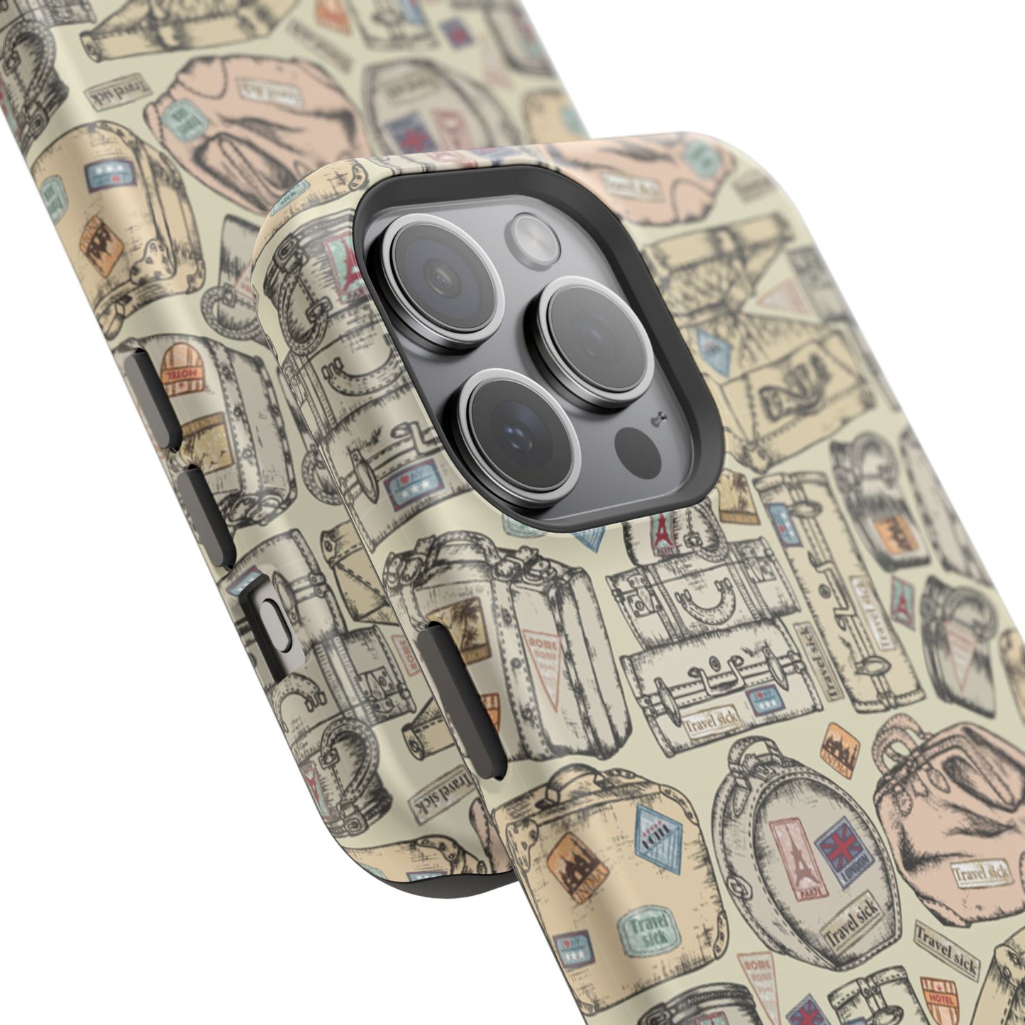 Travel-Inspired Magnetic Tough Cases, Unique Phone Accessories, Perfect for Adventurers, Great Gift for Travelers or Holidays