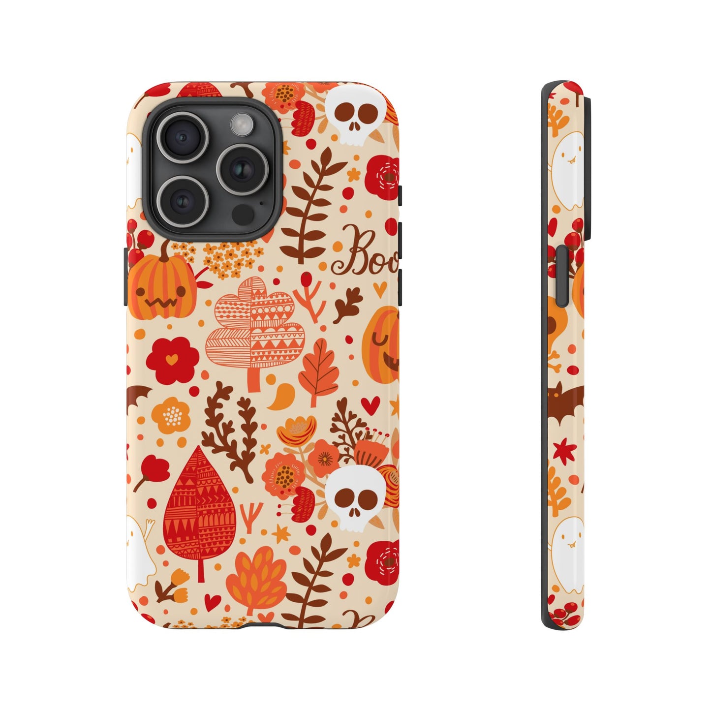 Autumn Phone Case - Cozy Fall Vibes, Pumpkin Decor, Halloween Gift, Floral Design, Seasonal Aesthetic