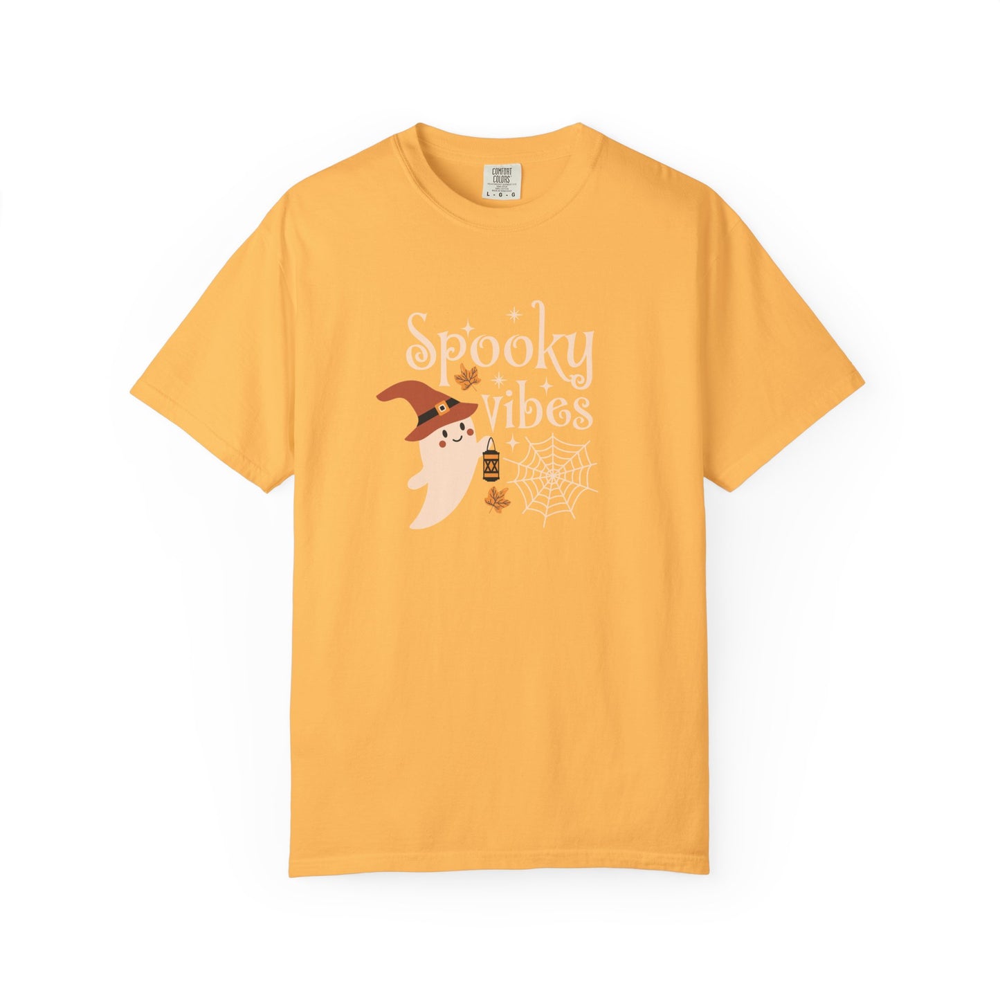 Spooky Ghost T-Shirt, Halloween Apparel, Unisex Tee, Fall Fashion, Cute Ghost Design, Perfect for Autumn Celebrations - MaisonThreadory