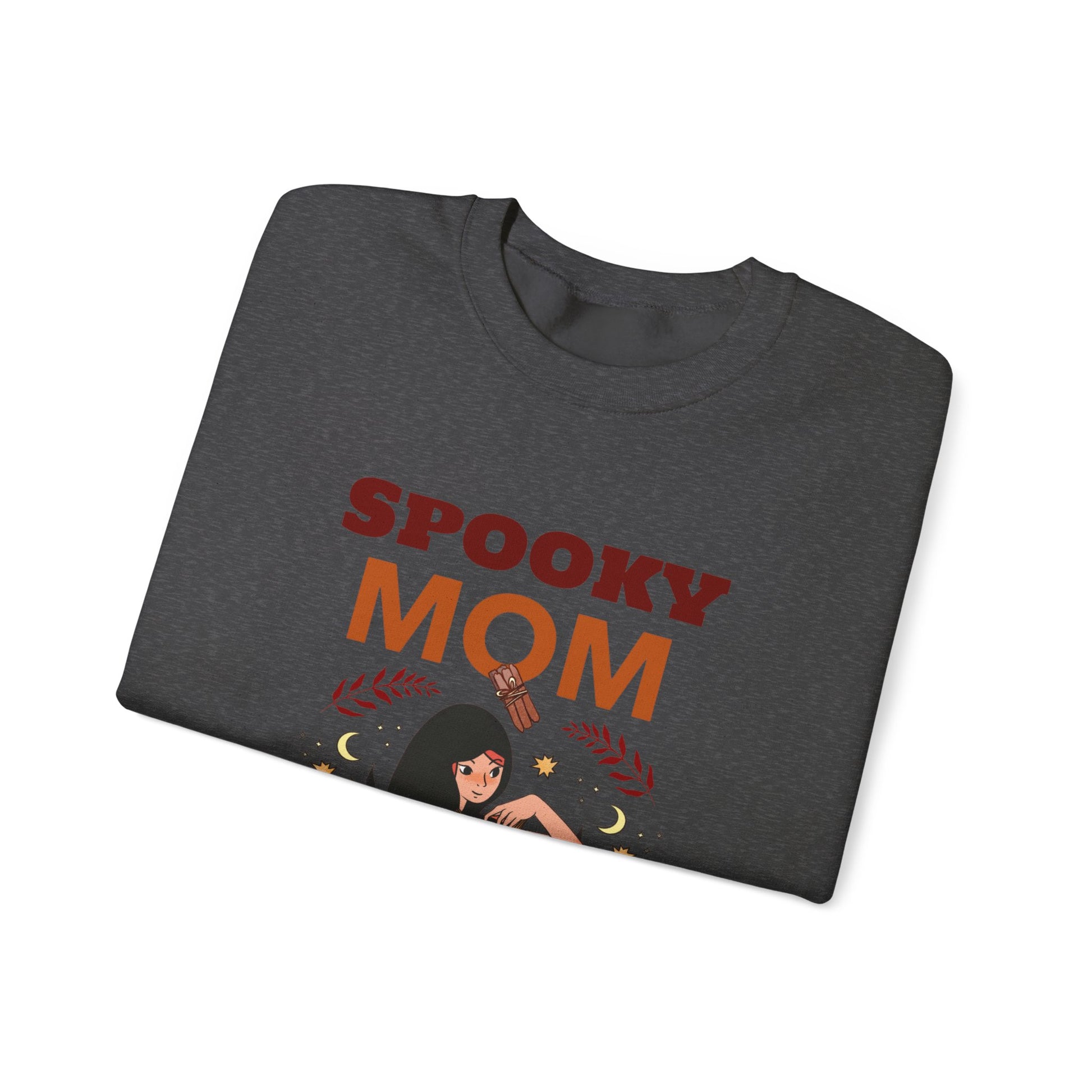 Spooky Mom Sweatshirt | Unisex Crewneck | Halloween Apparel | Gift for Moms | Cozy Fall Fashion | Cute Sweatshirt - MaisonThreadory