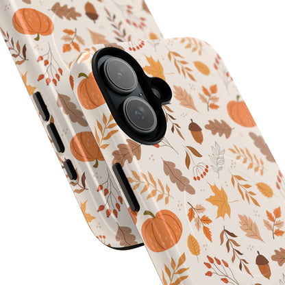 Autumn Floral Phone Case - Tough Magnetic Cases for Fall, Seasonal Accessories, Nature Lover Gifts, Cute Phone Cover, Unique Phone Case - MaisonThreadory