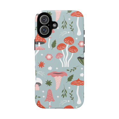 Whimsical Mushroom Phone Case, Cute Floral Smartphone Cover, Unique Gift for Nature Lovers, Trendy Tech Accessory, Eco-friendly Case