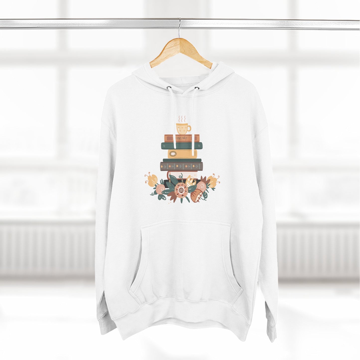Cozy Book Lover's Hoodie | Three-Panel Fleece, Reading Gift, Literary Sweatshirt, Casual Apparel, Birthday Present, Book Club Outfit - MaisonThreadory