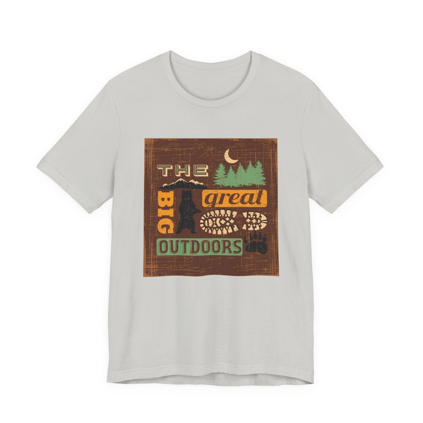 The Great Outdoors Unisex Tee, Adventure Shirt, Nature Lover Gift, Camping Apparel, Summer Vibes, Hiking Outfit - MaisonThreadory