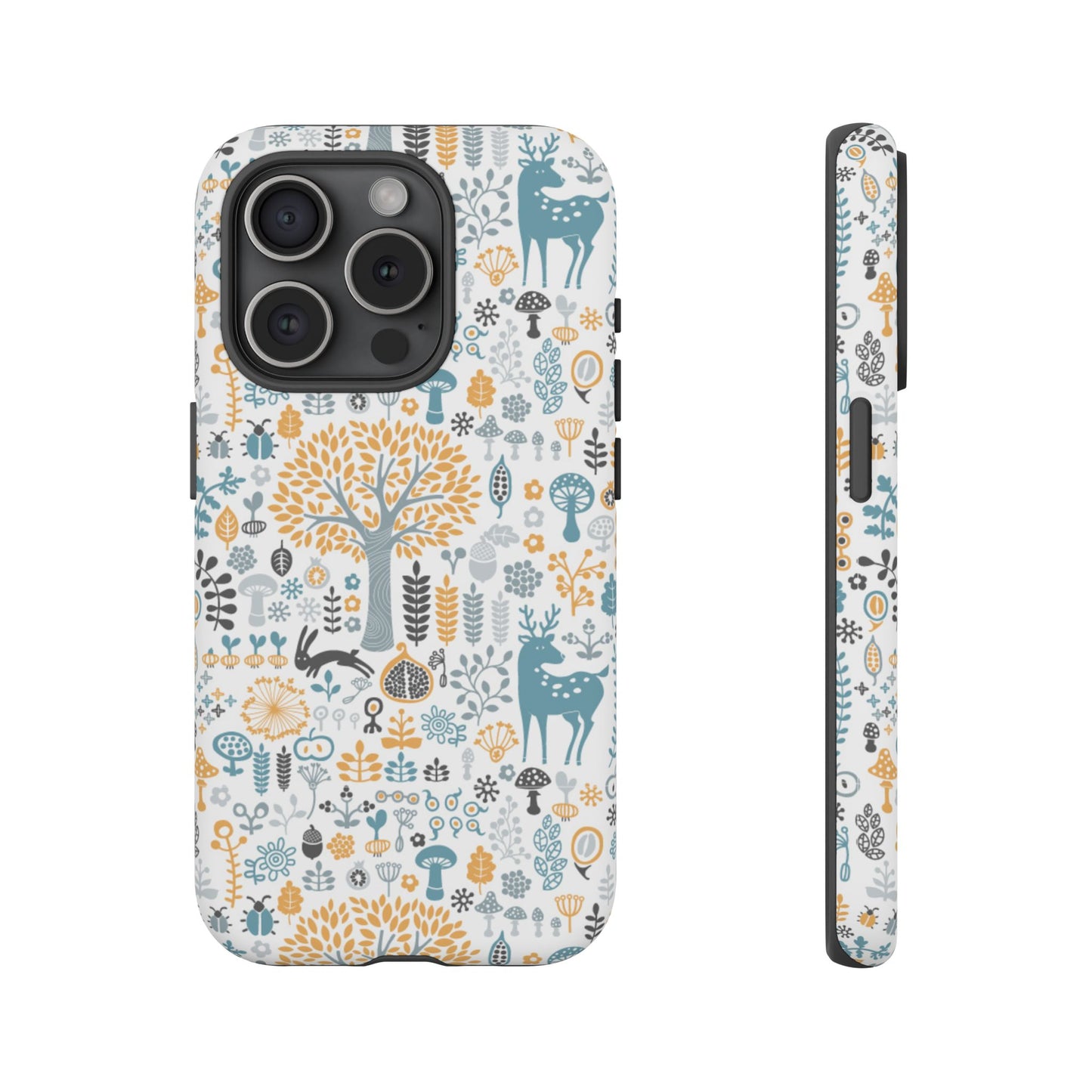Nature-Inspired Phone Case, Durable Protective Cover, Bohemian Phone Accessory, Symbol of Strength, Eco-Friendly Gift
