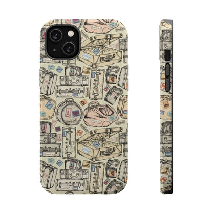 Travel-Inspired Magnetic Tough Cases, Unique Phone Accessories, Perfect for Adventurers, Great Gift for Travelers or Holidays