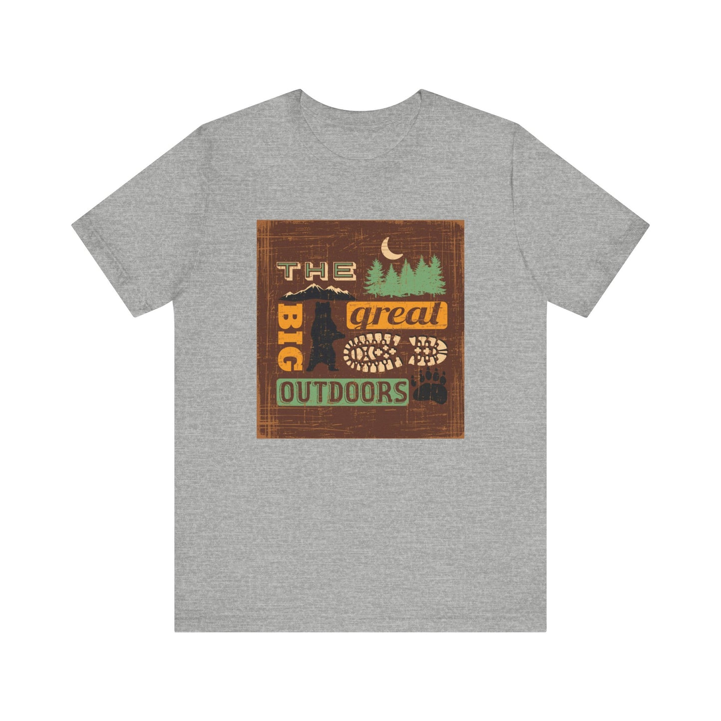 The Great Outdoors Unisex Tee, Adventure Shirt, Nature Lover Gift, Camping Apparel, Summer Vibes, Hiking Outfit - MaisonThreadory