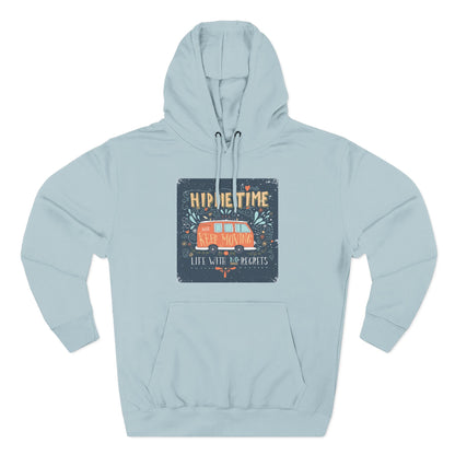 Hip & Cozy Fleece Hoodie - Perfect for Chill Vibes, Gift for Her, Winter Wear, Relaxed Style, Casual Layering - MaisonThreadory