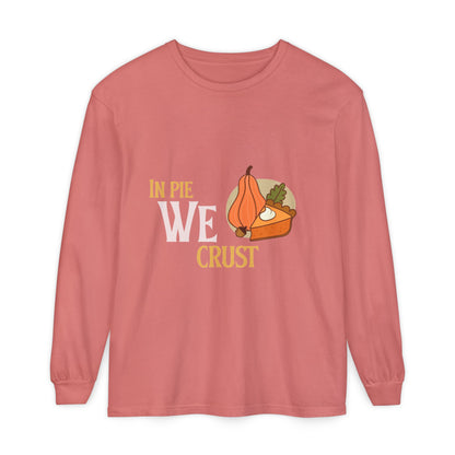 Fall Kitchen Humor Long Sleeve T-Shirt, Thanksgiving Gift, Thanksgiving Sweater, Pie Lovers Shirt, Cozy Fall Apparel, Unisex Sweatshirt - MaisonThreadory