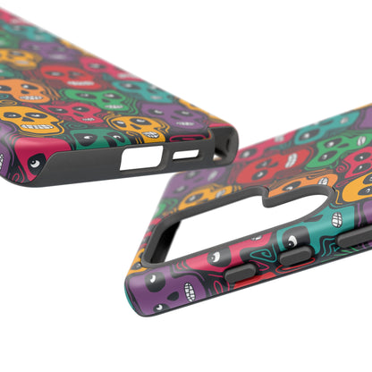 Phone Case, Day of the Dead Tough Case Phone, Mexican Skull Phone Cover, Floral Skeleton Phone Protector, Sugar Skull iPhone Case, Tough