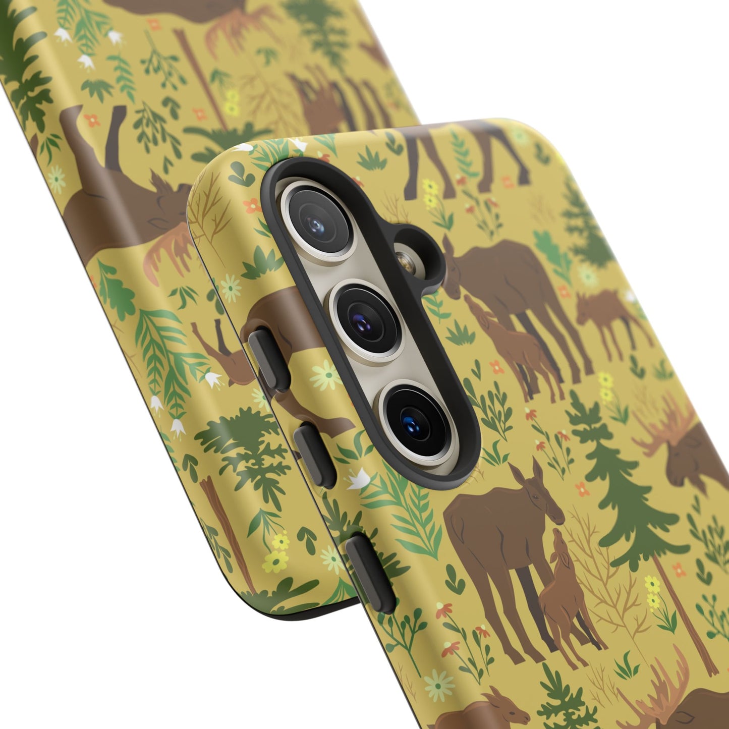 Moose Phone Case - Nature Lover's Accessory, Gifts for Outdoorsy Friends, Wildlife Decor, Eco-Friendly Cover, Forest Adventure Gear - MaisonThreadory