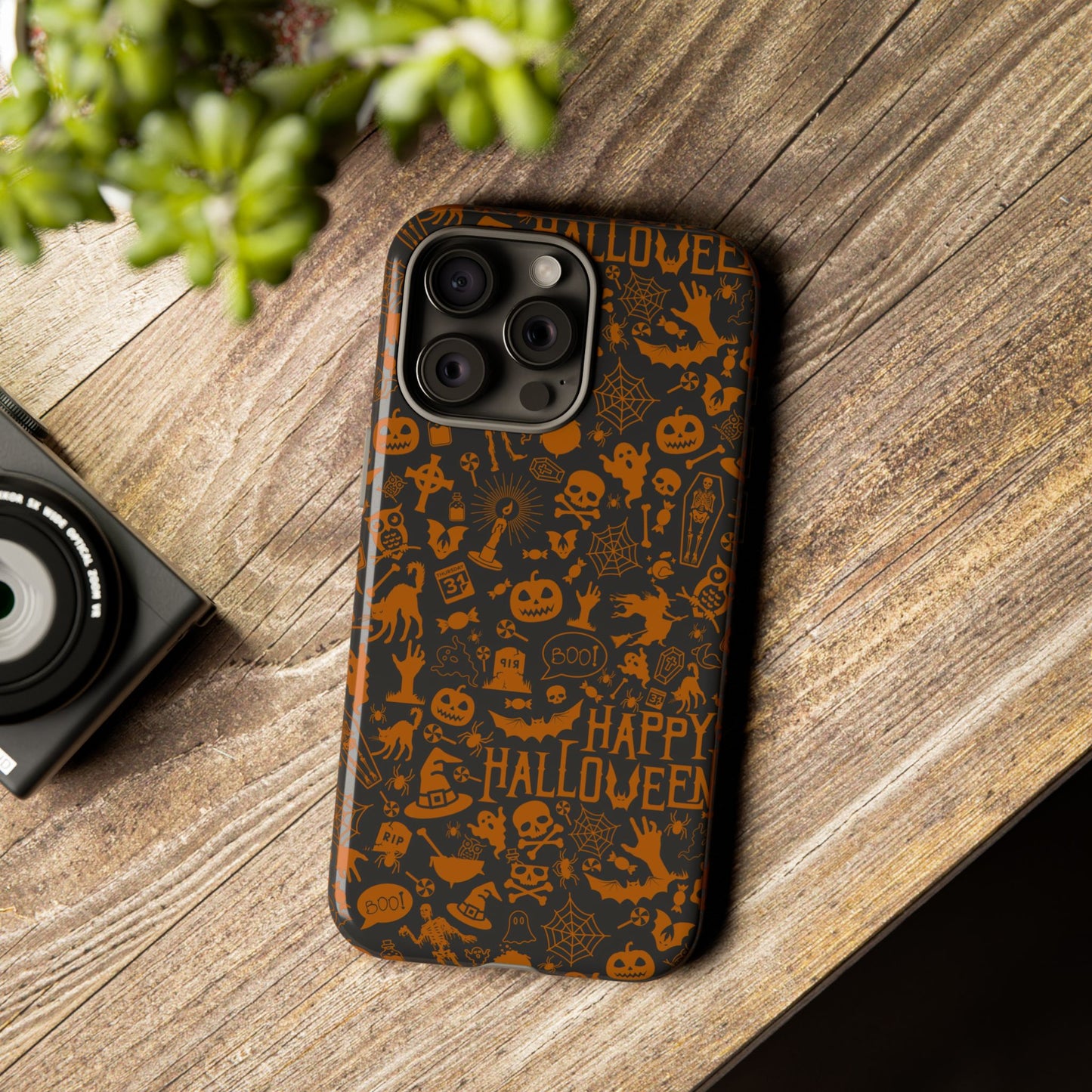 Halloween Phone Case, Tough Cases with Spooky Design, Trick or Treat Accessories, Perfect for Halloween Decor, Gift for Halloween Lovers