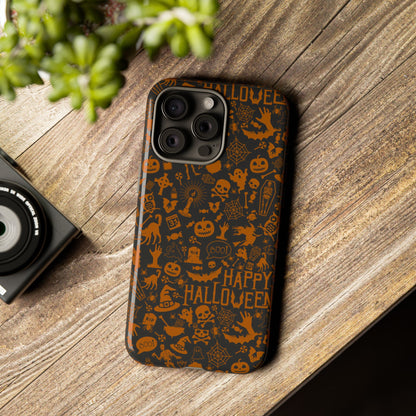 Halloween Phone Case, Tough Cases with Spooky Design, Trick or Treat Accessories, Perfect for Halloween Decor, Gift for Halloween Lovers