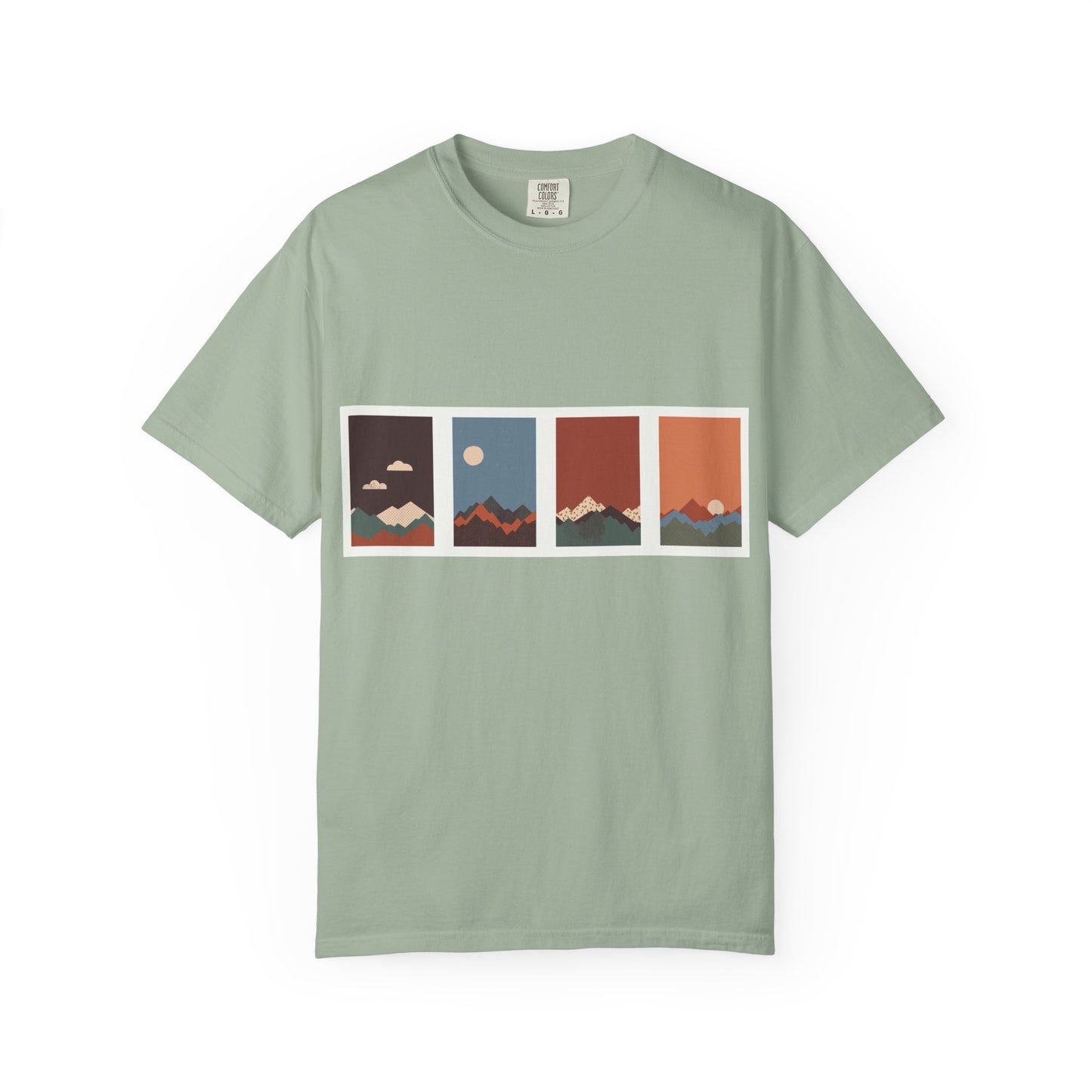 Unisex Mountain Sunset T-Shirt | Cozy Casual Wear, Nature Lover Gift, Travel Tee, Outdoor Adventure Shirt, Hiking Apparel