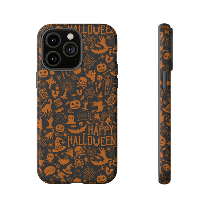 Halloween Phone Case, Tough Cases with Spooky Design, Trick or Treat Accessories, Perfect for Halloween Decor, Gift for Halloween Lovers