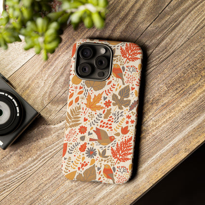 Floral Phone Case - Tough Cases for Nature Lovers, Stylish Cover, Nature-Themed Gift, Phone Accessories, Fall Aesthetic