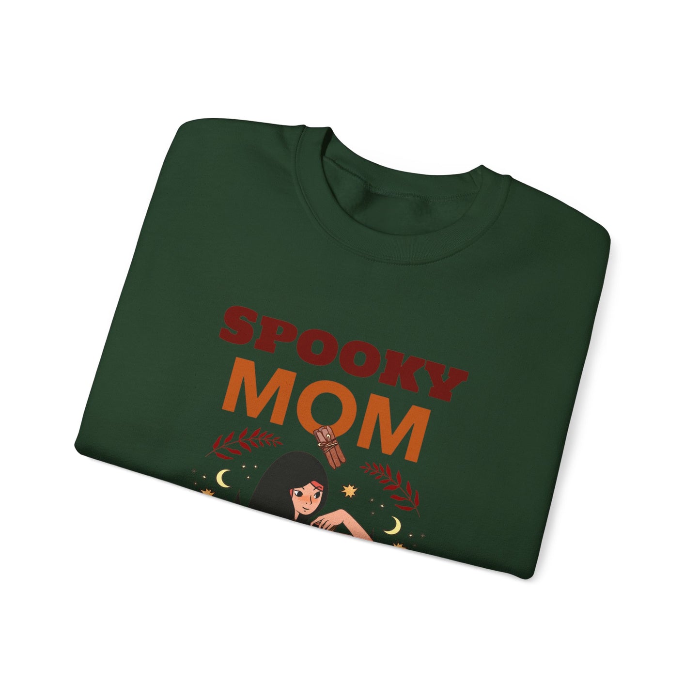 Spooky Mom Sweatshirt | Unisex Crewneck | Halloween Apparel | Gift for Moms | Cozy Fall Fashion | Cute Sweatshirt - MaisonThreadory