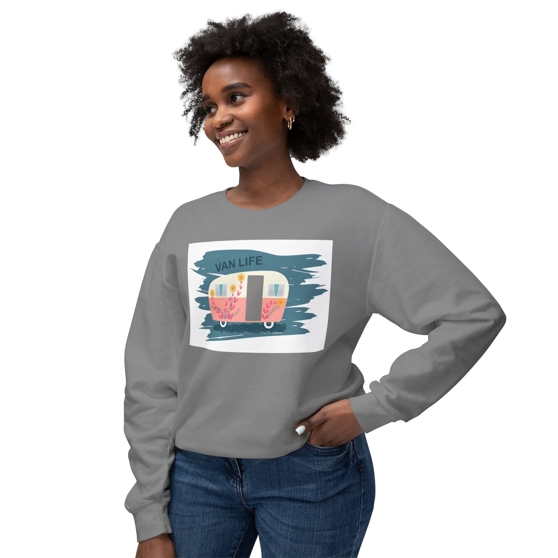 Unisex Lightweight Crewneck Sweatshirt - MaisonThreadory