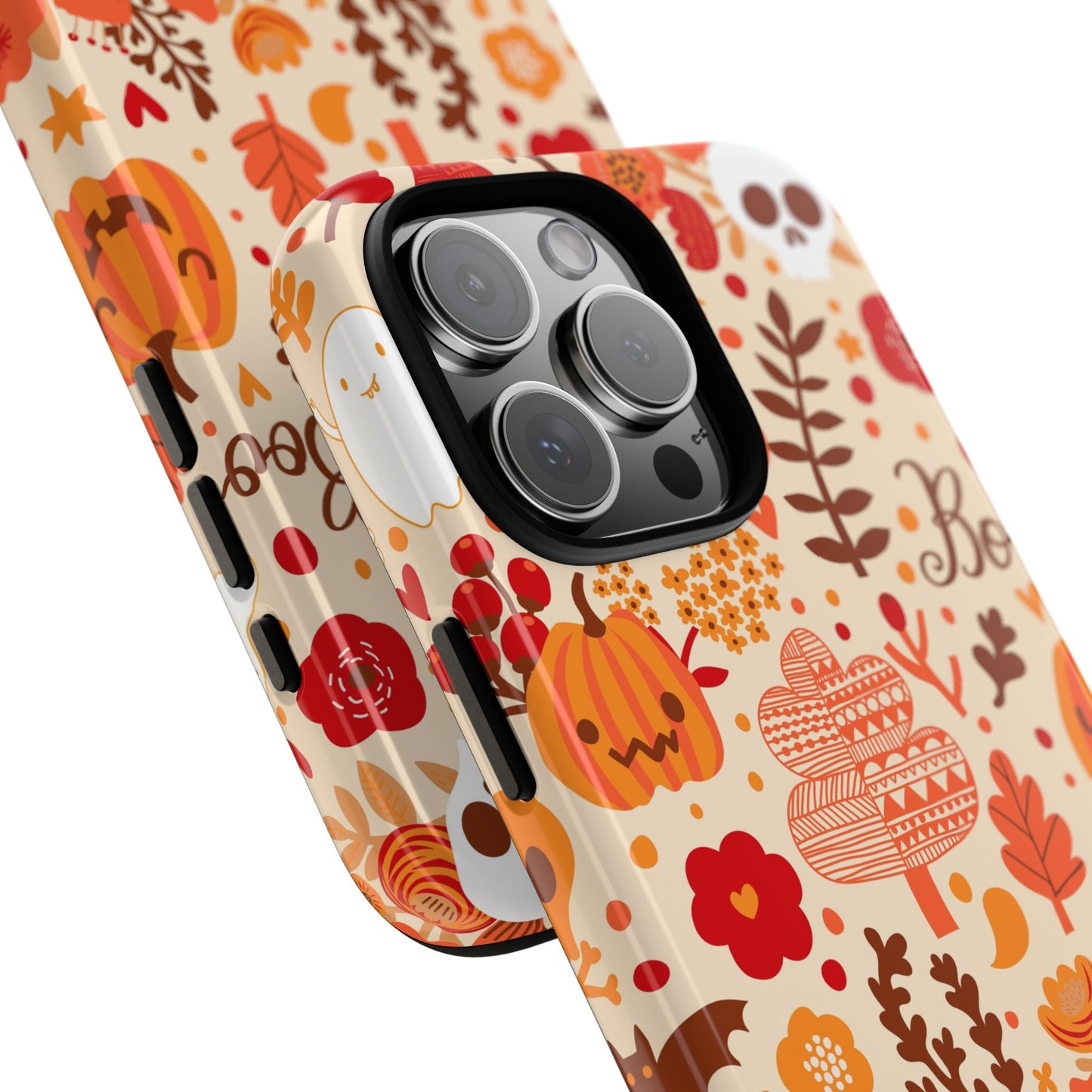 Autumn Phone Case - Cozy Fall Vibes, Pumpkin Decor, Halloween Gift, Floral Design, Seasonal Aesthetic