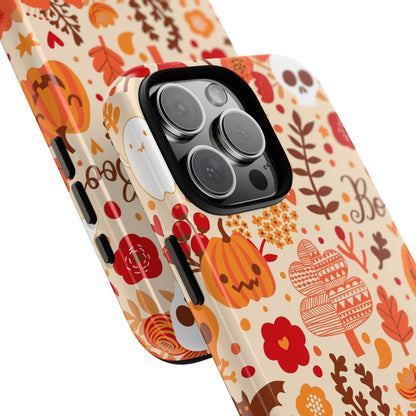 Autumn Phone Case - Cozy Fall Vibes, Pumpkin Decor, Halloween Gift, Floral Design, Seasonal Aesthetic