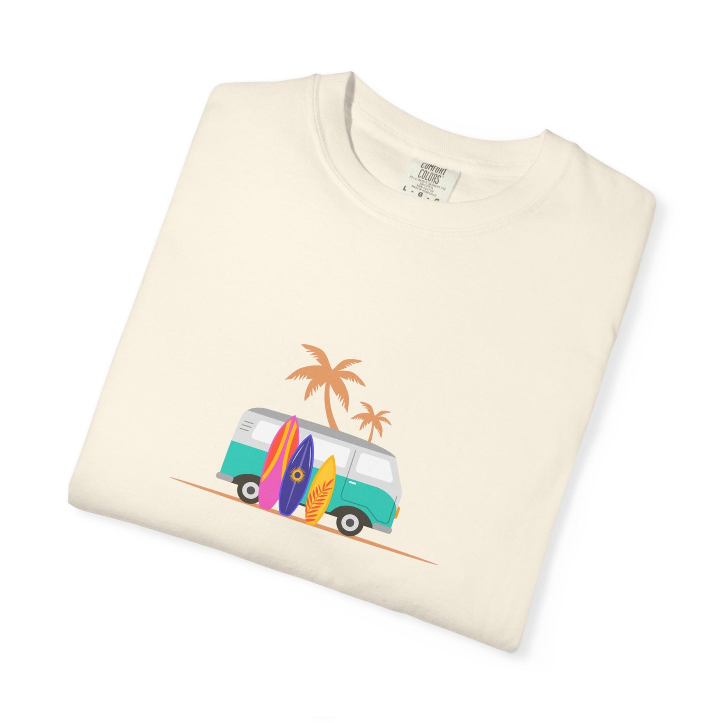 Surf Van T-Shirt — Retro Beach Camper Graphic Tee