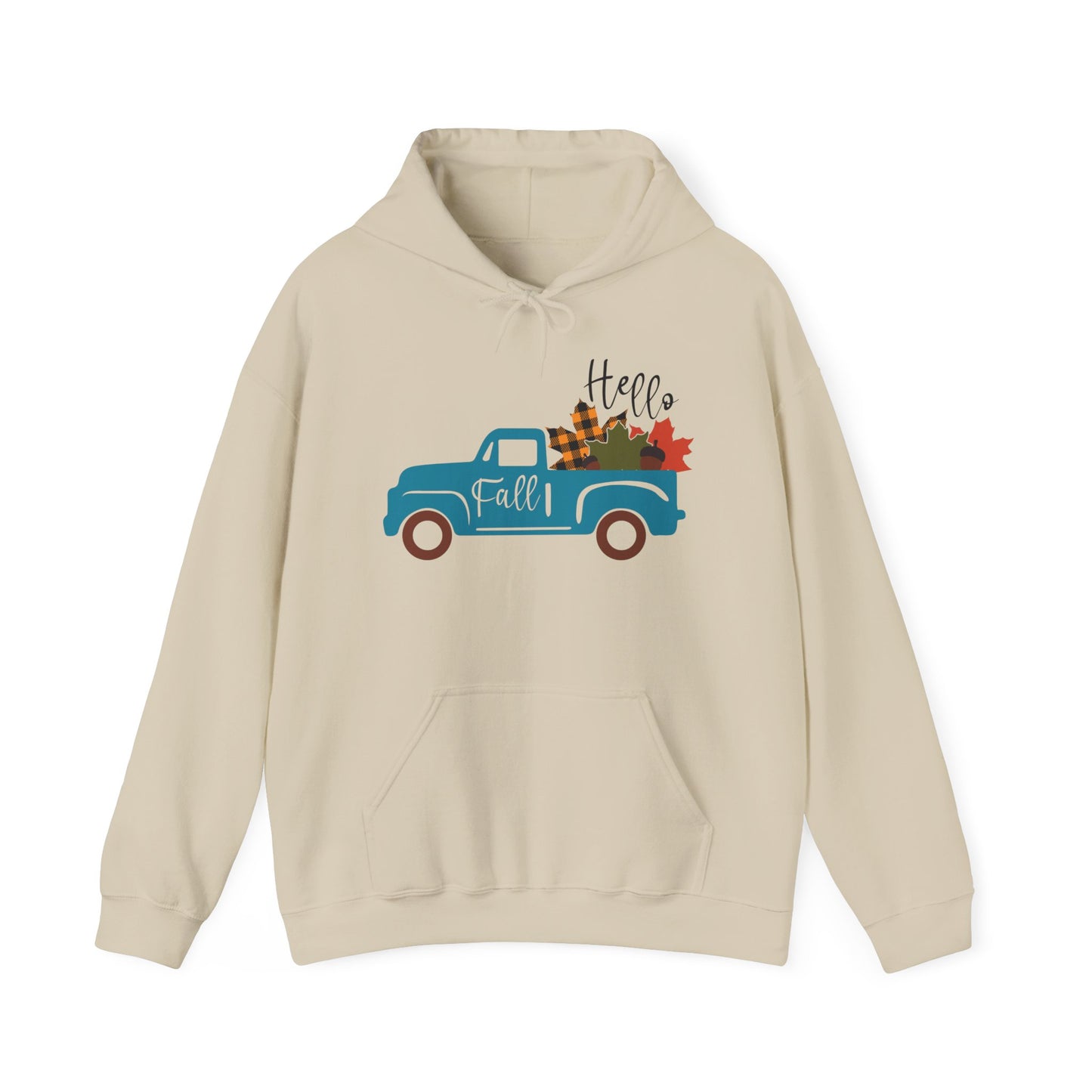 Fall Vibes Unisex Hoodie - Cozy Sweatshirt for Autumn, Perfect Gift for Thanksgiving & Casual Outfits, Hello Fall Design - MaisonThreadory