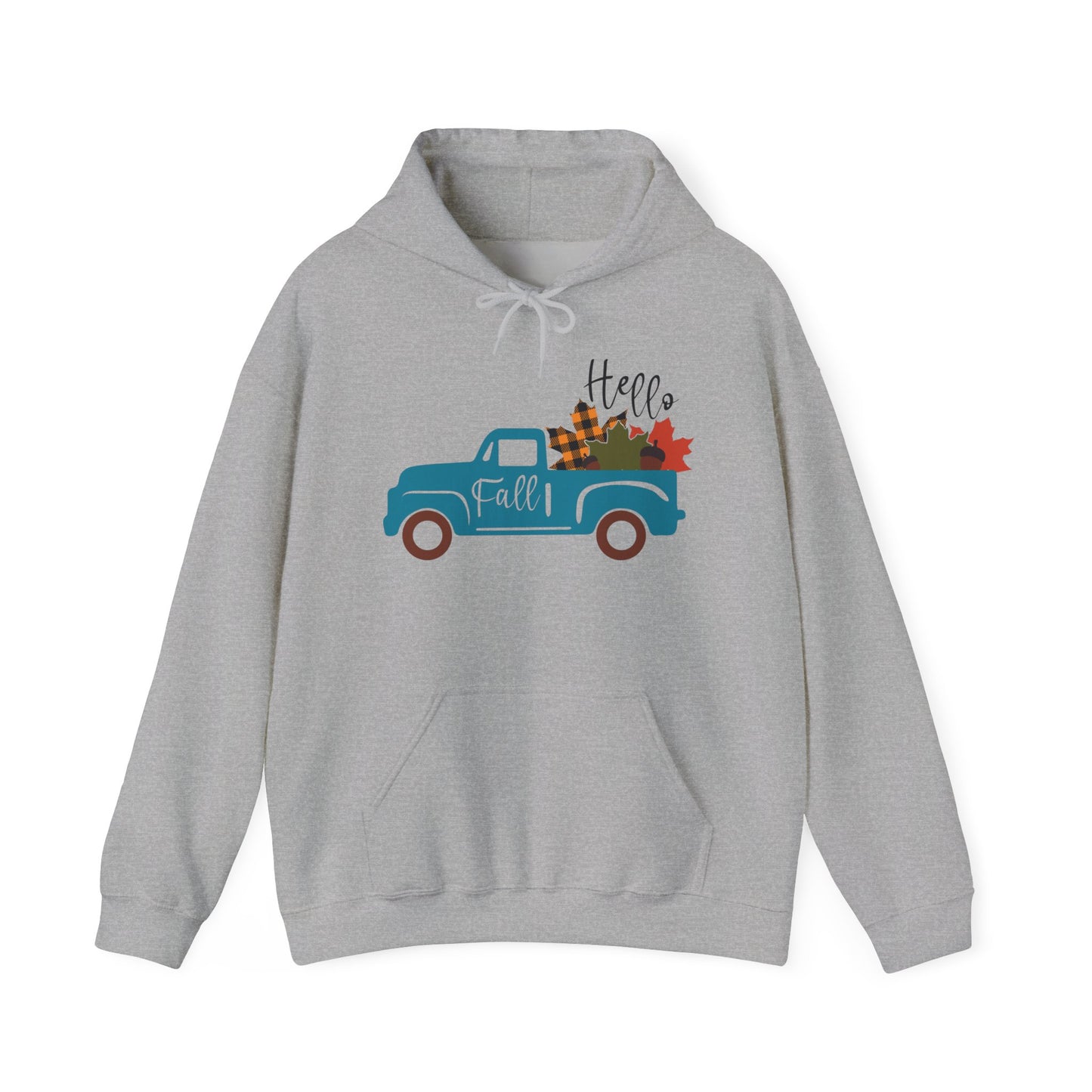 Fall Vibes Unisex Hoodie - Cozy Sweatshirt for Autumn, Perfect Gift for Thanksgiving & Casual Outfits, Hello Fall Design - MaisonThreadory