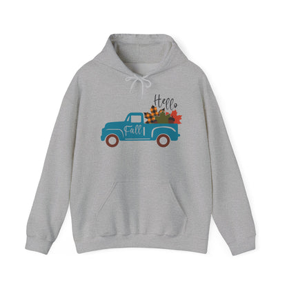 Fall Vibes Unisex Hoodie - Cozy Sweatshirt for Autumn, Perfect Gift for Thanksgiving & Casual Outfits, Hello Fall Design - MaisonThreadory