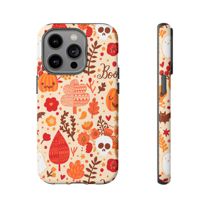 Autumn Phone Case - Cozy Fall Vibes, Pumpkin Decor, Halloween Gift, Floral Design, Seasonal Aesthetic