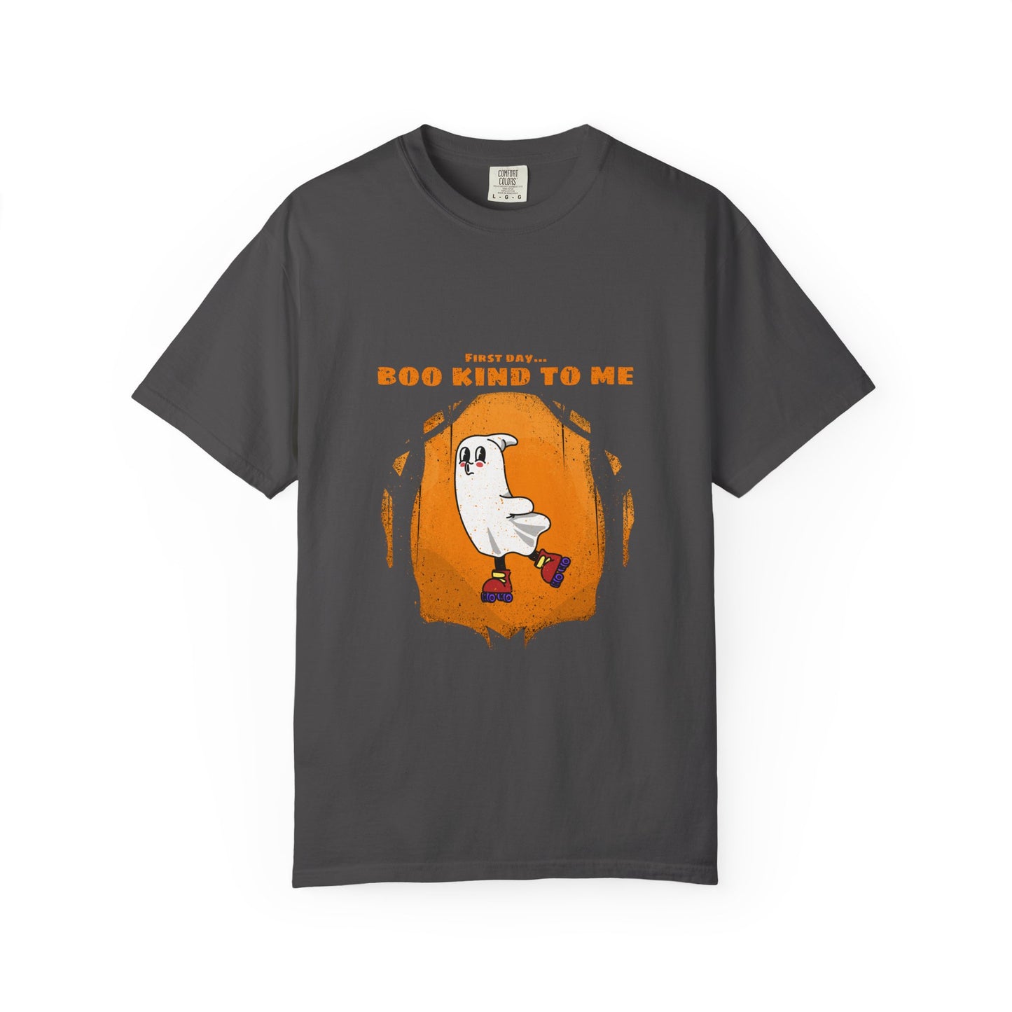 Playful Message T-Shirt: Boo Kind To Me, Funny Graphic Tee, Unisex Cotton Top, Casual Wear, Gift for Friends - MaisonThreadory