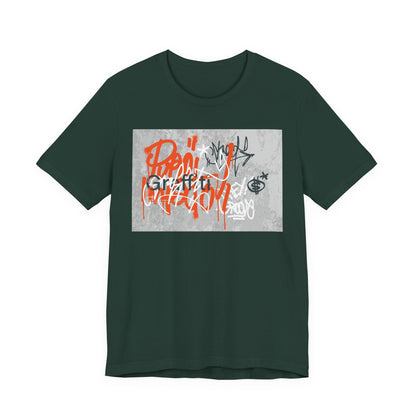 Urban Graffiti Graphic Tee, Cool Streetwear, Unisex Casual Top, Trendy Gift for Art Lovers, Stylish Outfit for Events, Art and Culture Tee - MaisonThreadory
