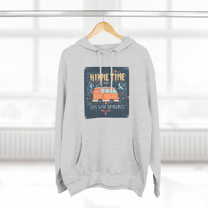 Hip & Cozy Fleece Hoodie - Perfect for Chill Vibes, Gift for Her, Winter Wear, Relaxed Style, Casual Layering - MaisonThreadory