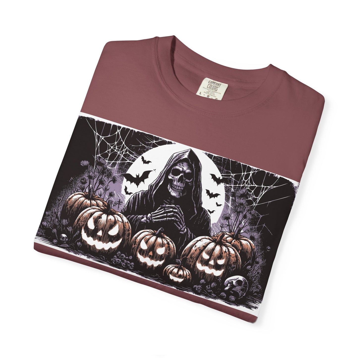 Spooky Halloween T-shirt, Unisex Graphic Tee, Ghostly Apparel, Fall Fashion, Pumpkin Shirt, Halloween Costume Top