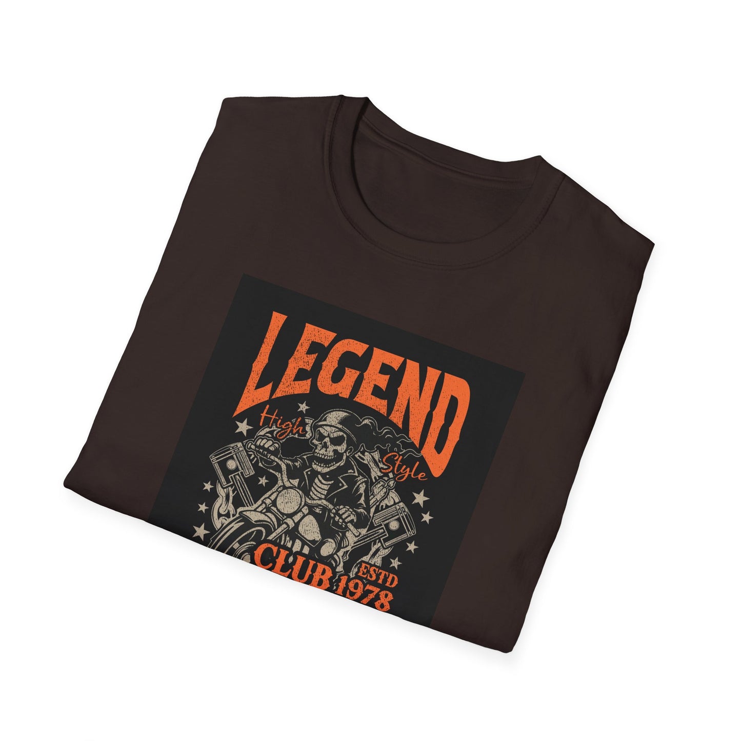 Legend Club Unisex Softstyle T-Shirt - Vintage Retro Graphic Tee, Men Women Hipster Fashion Top, Urban Streetwear, Music Festival Shirt,