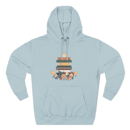 Cozy Book Lover's Hoodie | Three-Panel Fleece, Reading Gift, Literary Sweatshirt, Casual Apparel, Birthday Present, Book Club Outfit - MaisonThreadory