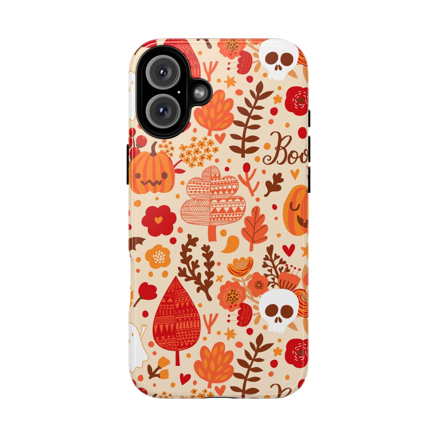 Autumn Phone Case - Cozy Fall Vibes, Pumpkin Decor, Halloween Gift, Floral Design, Seasonal Aesthetic