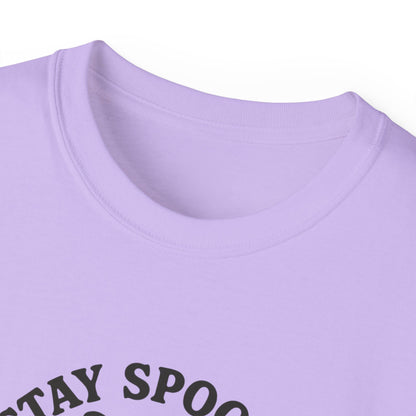 Spooky Halloween Unisex Tee, Stay Spooky Babe Shirt, Plus Size Halloween T-Shirt, Cute Witch Tee, Fall Festive Apparel