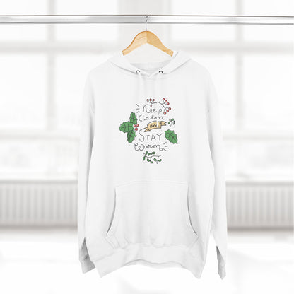 Cozy Stay Warm Fleece Hoodie for All Seasons, Cute Unisex Winter Apparel, Perfect Gift for Friends and Family - MaisonThreadory