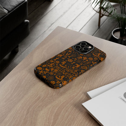 Halloween Phone Case, Tough Cases with Spooky Design, Trick or Treat Accessories, Perfect for Halloween Decor, Gift for Halloween Lovers