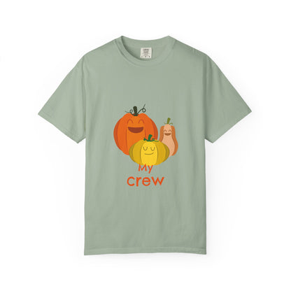 Cute Pumpkin Family T-Shirt, Fall Apparel, Halloween Shirt, Thanksgiving Gift, Harvest Crew Tee, Unisex Seasonal Wear - MaisonThreadory