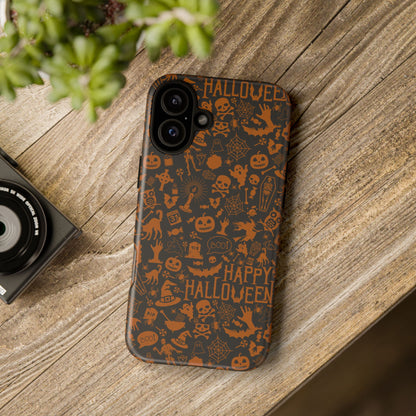 Halloween Phone Case, Tough Cases with Spooky Design, Trick or Treat Accessories, Perfect for Halloween Decor, Gift for Halloween Lovers