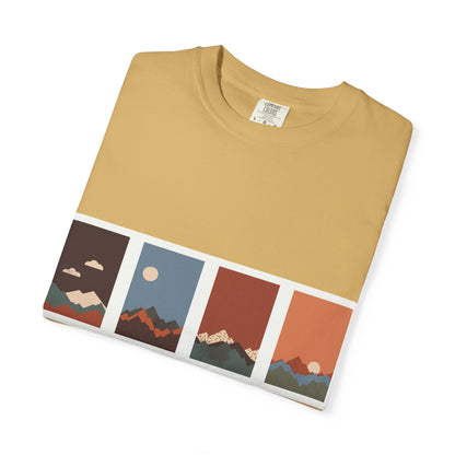 Unisex Mountain Sunset T-Shirt | Cozy Casual Wear, Nature Lover Gift, Travel Tee, Outdoor Adventure Shirt, Hiking Apparel
